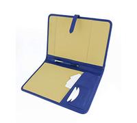 Cuir italien Proffesional Business conférence de présentation A4 fichier, bloc-notes, Portfolio, Padfolio écriture Coque bleu