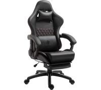 Cuir matelassé massage 170° 200kg noir