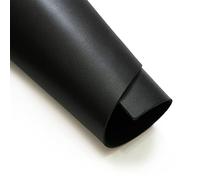 Cuir pleine fleur Soletec, feuille de cuir de vachette épais, pièces prédécoupées pour travaux manuels, outillage et couture, noir, 1,5-1,7 mm, 18 x 35 cm