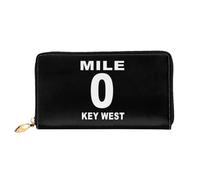 Cuir Portefeuille Kilomètre 0 Key West Porte-Feuille en Cuire avec Compartiment À Monnaie Femme Pouch Bourse Élégant Bourse Pochette pour Fille, Femme, Prof