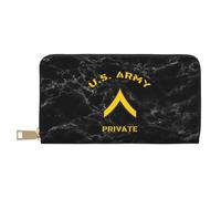 Cuir Portefeuille Soldat De L'Armée Américaine Porte Monnaie Femme Imprimé Coin Purse Wallet Longue Femme Pouch Bourse pour Enfant, La Fille, Meilleur Cadeau