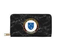 Cuir Portefeuille Vétéran De La 23E Division D'Infanterie De L'Armée Américaine Coin Purse Wallet Mignonne Porte Monnaie Femme Exquis Porte-Feuille en Cuire pour Ami, Prof, Amoureux
