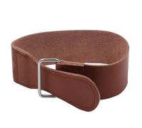 Cuir pour rasoirs et couteaux droits, 450 mm, outil d'affûtage manuel avec poignée en bois, ceinture d'affûtage double face grossière et fine pour barbiers et usage domestique