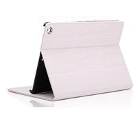 Cuir PU Housse pour iPad Air Marche/veille automatique Motif bois Blanc