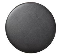 Cuir PU Housse Tabouret Rond Imperméable 30-38cm Housse Tabouret De Bar Rond, Couvre-Housse De Coussin De Siège De Tabouret De Bar Élastique Protecteur De Chaise Ronde ( Color : Black , Size : Set of