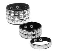 Cuir punk avec clous carrés - Texture cuir pour les amateurs de rock et les créateurs de tendances