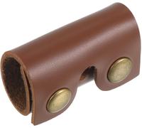 Cuir Rasoir Tête Protecteur Housse,Double Tranchant Sécurité Rasoir Tête Protéger Gaine Rasoir Astuce Housse pour Voyage,Brun(Q536)