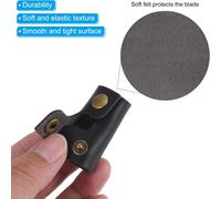 Cuir Rasoir Tête Protecteur Housse,Double Tranchant Sécurité Rasoir Tête Protéger Gaine Rasoir Astuce Housse Pour Voyage,Noir