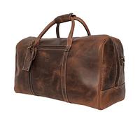 Cuir Sac de Voyage - Sac de Sport Femme - Weekend Bagages Cabine - Sac Bandoulière Homme (Grande)