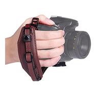 Cuir Sangle Main pour Caméra, LYNCA E6 Dragonne Sangle de Poignet Confortable pour Appareil Photo avec Plaque de Dégagement Rapide Convient pour appareils Photo DSLR Canon Nikon Sony et Plus (Marron)