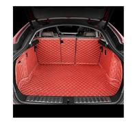 Cuir Tapis Coffre Voiture Compatible avec Dongfeng Aeolus Mage 2023 2024 2025 Couverture Complète Personnalisée Tapis De Coffre Voiture Doublure Chargement Intérieure(Rouge,No Sound Speaker)