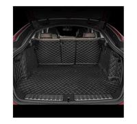 Cuir Tapis Coffre Voiture Compatible avec Dongfeng Aeolus Mage 2023 2024 2025 Couverture Complète Personnalisée Tapis De Coffre Voiture Doublure Chargement Intérieure(Noir Noir,No Sound Speaker)