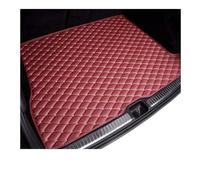 Cuir Tapis Coffre Voiture Compatible avec Nissan Murano Z52 P42M 2015-2023 Tapis De Coffre sur Mesure Imperméables Revêtement Sol Intégré(Wine Red)