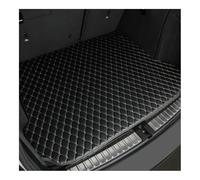 Cuir Tapis Coffre Voiture Compatible avec Nissan Tiida 2011-2015 2017 2018 2019 2020 2021 2022 Tapis De Coffre Voiture Personnalisé en Cuir PU(Black Beige,2016-2022)