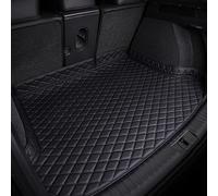Cuir Tapis Coffre Voiture pour BMW 4 Series F36 Gran Coupe 2014-2019, sur Mesure Bac de Coffre Cargaison Doublure Tapis Tous Temps Protection AntidéRapant IntéRieure Accessoires,A/All-Black