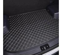 Cuir Tapis Coffre Voiture pour Dacia Spring Extreme (AB 2024), Antidérapant Imperméable Boot Cargo Lining Protection Accessories, 2 Black Beige