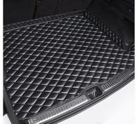 Cuir Tapis Coffre Voiture pour Jaguar E-Pace 2017-2021, Voiture Cargaison Tapis Arrière Bac de Coffre Intérieur Imperméable Anti-Rayures Accessoires,Black/D