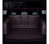 Cuir Tapis Coffre Voiture pour Jeep Avenger 2023-2024,Antidérapant Imperméable Protection Coffre Voiture Cargaison Doublure IntéRieure Accessoires,Black-redstyle
