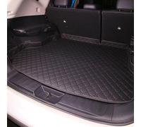 Cuir Tapis Coffre Voiture pour KIA K5 Optima 2020 2021 2022 2023 2024 2025 2026, Antidérapant Anti-Salissure Doublure Protection Tapis Compartiment À Bagages,B-Black