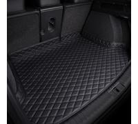 Cuir Tapis Coffre Voiture pour Seat Ateca 2016-2020 2021 2022 2023,Antidérapant Imperméable Protection Coffre Voiture Cargaison Doublure IntéRieure Accessoires,Black