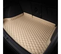 Cuir Tapis Coffre Voiture pour VW Polo 2011 2012 2013 2014 2015 2016 2017 2018, Revêtement Antidérapant et Imperméable, Protecteur de Coffre Anti Rayures pour Voitures SUV et Break,F Beige