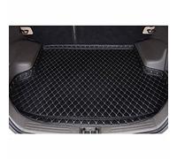 Cuir Tapis Coffre Voiture pour VW Polo GTI 2012-2023,Anti Rayures AntidéRapant PoussièRe Cargaisontapis de Doublure Plateau Protection,Auto Intérieur Style Accessoires,G/BlackBeige