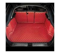 Cuir Tapis Coffre Voiture Tapis De Coffre Voiture Personnalisé À Couverture Complète Doublure Chargement Intérieure Compatible avec BMW X3M X4M 2019 2020 2021 2022(Rouge)