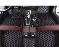 Cuir Tapis de Voiture pour MG ZS 8.5 cm from The Door 2017-2018(LHD), Antidérapant Imperméable Tous Temps Tapis Sol Voiture, Complet Tapis en Ensemble,D-Black