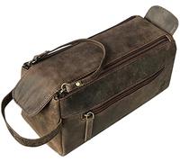Cuir Trousse De Toilette Homme Voyage - Vanity Organisateur Maquillage - Trousse Toilette Femme