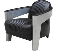 Cuir véritable Design Vintage Fauteuil design Téléviseur Aviateur avion