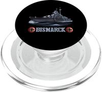 Cuirassé Allemand Bismarck de la Seconde Guerre Mondiale PopSockets PopGrip pour MagSafe