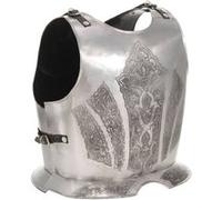 Article de décoration vidaXL Cuirasse d'armure corporelle chevalier médiéval Argenté Acier