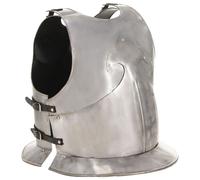 Cuirasse D'armure Corporelle Chevalier Médiéval Argenté Acier