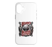 Cuirs en Peau d'ours de Bjorn, Viking Bear Rage Coque pour iPhone 16 Plus