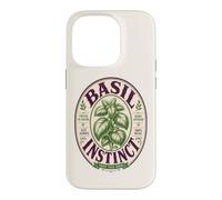 Cuiseur à Herbes Vintage Basil Instinct, Design Jardinier Coque pour iPhone 14 Pro