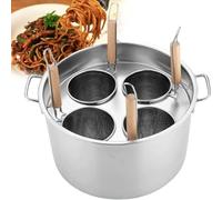 Cuiseur à nouilles en acier inoxydable, ensemble cuiseur à nouilles avec panier d'insertion, ustensiles de cuisine pour la maison, cuiseur vapeur pour restaurant