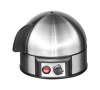 Clatronic EK3321 Cuiseur à oeufs avec pique-œuf, avec verre doseur acier inoxydable (brossé)