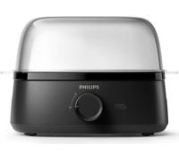 Cuiseur a oeufs PHILIPS - HD9137/90 - Capacité 6 oeufs - Bol gradué précis inclus - Compatible lave-vaisselle - 400W