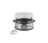 Cuiseur à oufs inox EGG-8564 Design pour 1 à 7 oufs, cuisson réglable, signal sonore et bol pour oufs brouillés