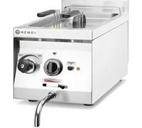 HENDI Cuiseur électrique à pâtes, raviolis, dumplings, légumes, avec 2 paniers, vanne de vidange, température: 30°C à 120°C, 10L, 230V/3500W, 800x330x(H)380mm, acier inoxydable