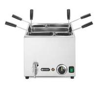HENDI Cuiseur à Pâtes Professionnel 25 L avec 5 Paniers, Thermostat 45-110°C, Robinet de Vidange avec Verrouillage Mécanique, 230V/3500 W, 601x326x(H)279mm, Acier Inoxydable