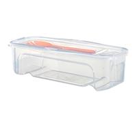 Cuiseur à pâtes à micro-ondes avec passoire Cuiseur pâtes 1, 3 L avec couvercle et fourchette résistant la chaleur nouilles spaghetti transparentes ustensiles de cuisine micro-ondes accessoir