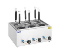 Royal Catering RC-PM006 Cuiseur à Pâtes (6 Paniers, Puissance : 3 000 W, Plage de Température : 30 - 110 °C)