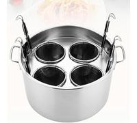Cuiseur à pâtes en acier inoxydable avec plusieurs paniers filtrants et séparateur pour une cuisson efficace des nouilles dans la maison et les cuisines de restaurant