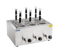 Cuiseur à pâtes pour la cuisson des pâtes et des raviolis, 3 chambres