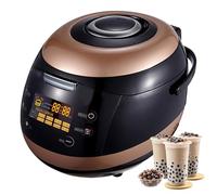 Cuiseur à Perles De Tapioca Automatique, Machine à Bubble Tea Professionnelle De 5 L Avec Panneau Tactile Intelligent, Minuterie Et Fonction Maintien Au Chaud, 860 W