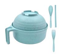 Cuiseur à ramen pour micro-ondes - Bol à ramen rapide avec poignées - Cuiseur à ramen pour nouilles - Passe au lave-vaisselle - Bol à micro-ondes - Accessoires de dortoir universitaire pour filles et