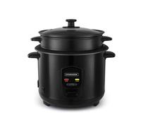 Cuiseur à Riz 1.8l Avec Cuve Métal Et Panier Vapeur Japan X Kitchencook Noir