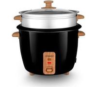 Kitchencook - Japan Wood Black - Noir - Cuiseur à Riz - 1l - 400w - Maintien Au Chaud - Cuve Antiadhésive