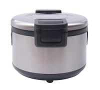 Cuiseur à riz 19L, Réchauffeur de riz à chaleur rapide, Chauffe-riz avec pot intérieur antiadhésif pour riz, soupe et d'autres aliments chauds